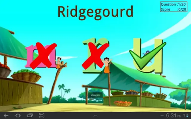 LearnGreenVegetablesWithBheem android App screenshot 2