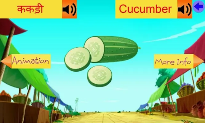 LearnGreenVegetablesWithBheem android App screenshot 6